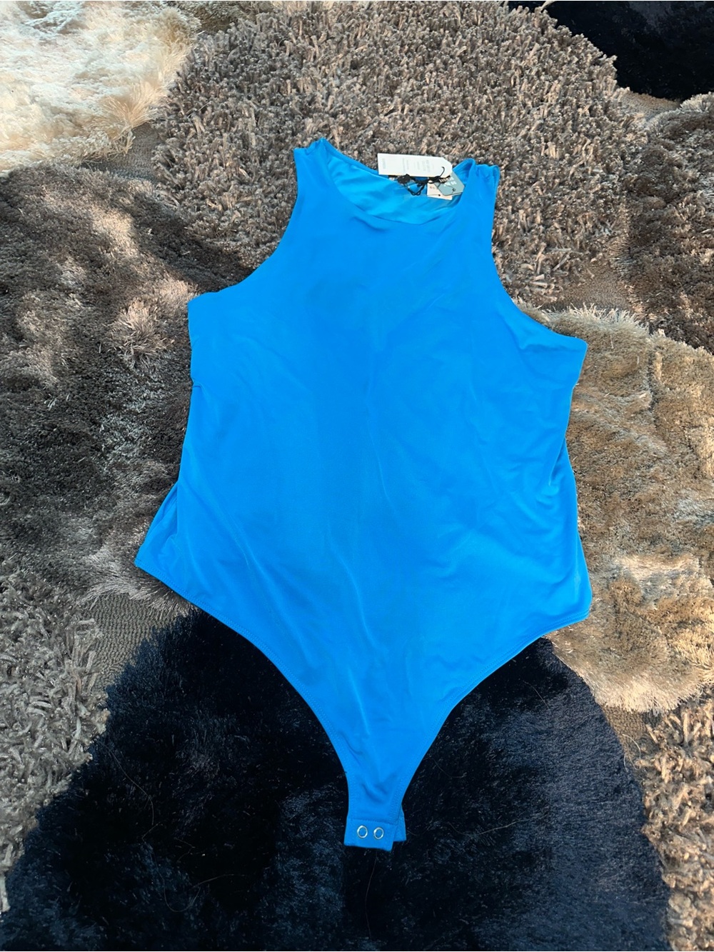 Express Body Contour Yellow Tank Bodysuit NWT